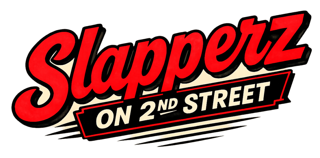 Slapperz on 2nd Street logo